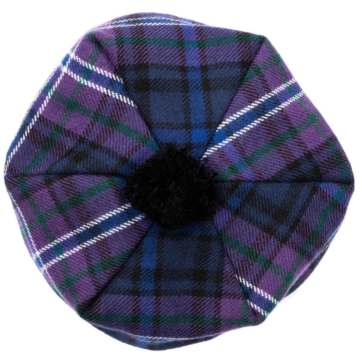 Scotland Forever Modern Tartan Brushed Wool Tam - Click Image to Close